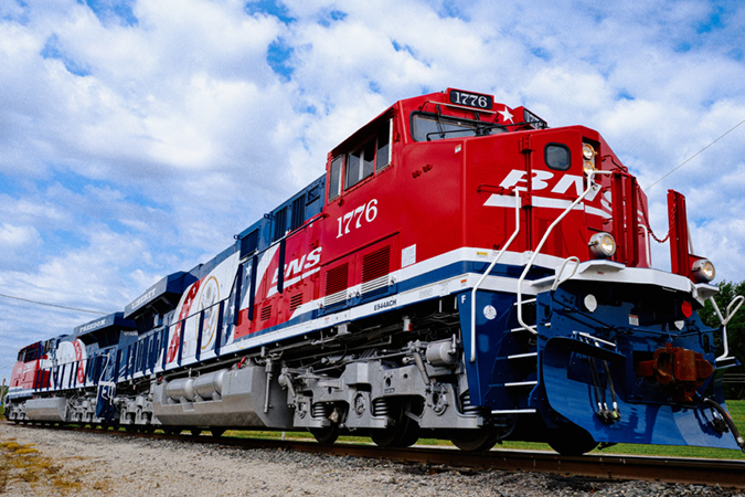 For this year’s July 4 celebration, BNSF announced three commemorative locomotives: 250, 1776 and 2026. 